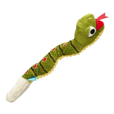Bark Bark Multicolored Plush Snake Dog Toy 1 pk 706580